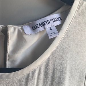 Elizabeth & James white gown gorgeous maxi dress 4